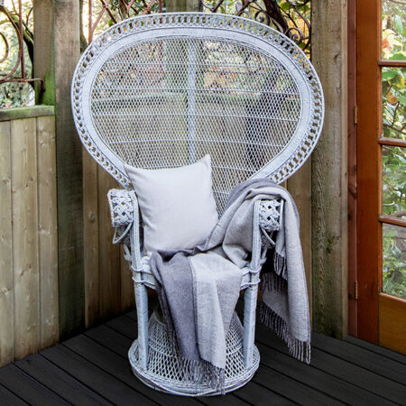 St Geneve Eva Natural Throw