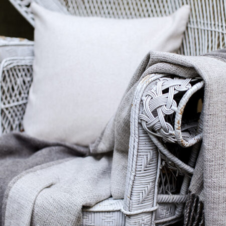 St Geneve Eva Natural Throw
