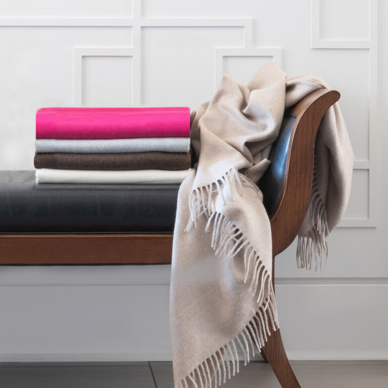 St Geneve Alfie Baby Alpaca Throw
