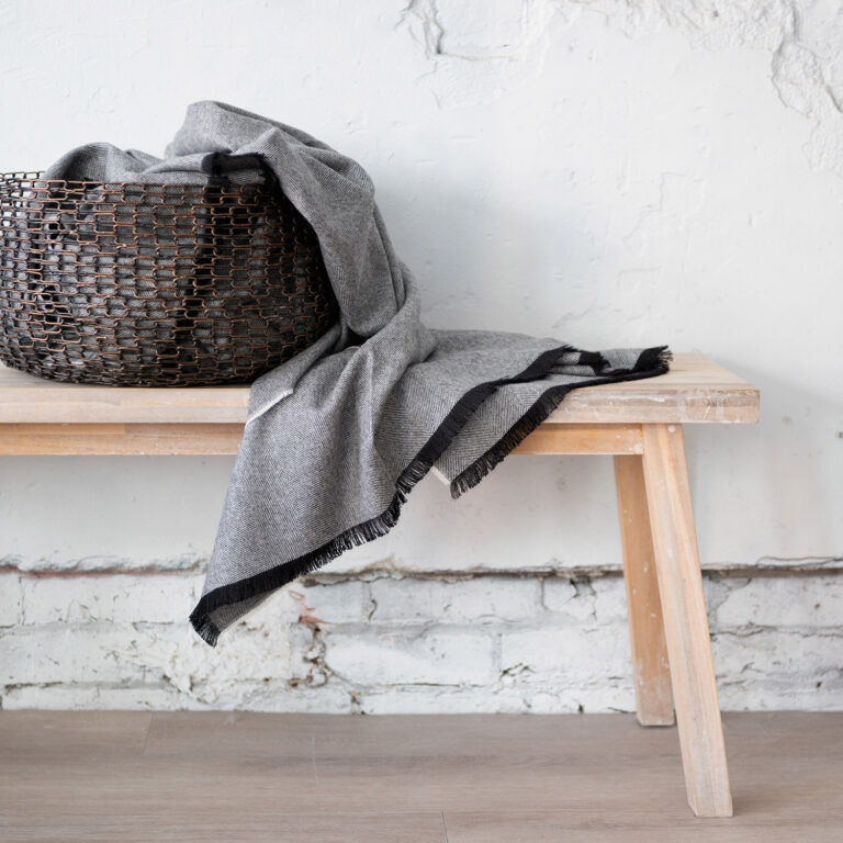 St Geneve Zuri Baby Alpaca Throw